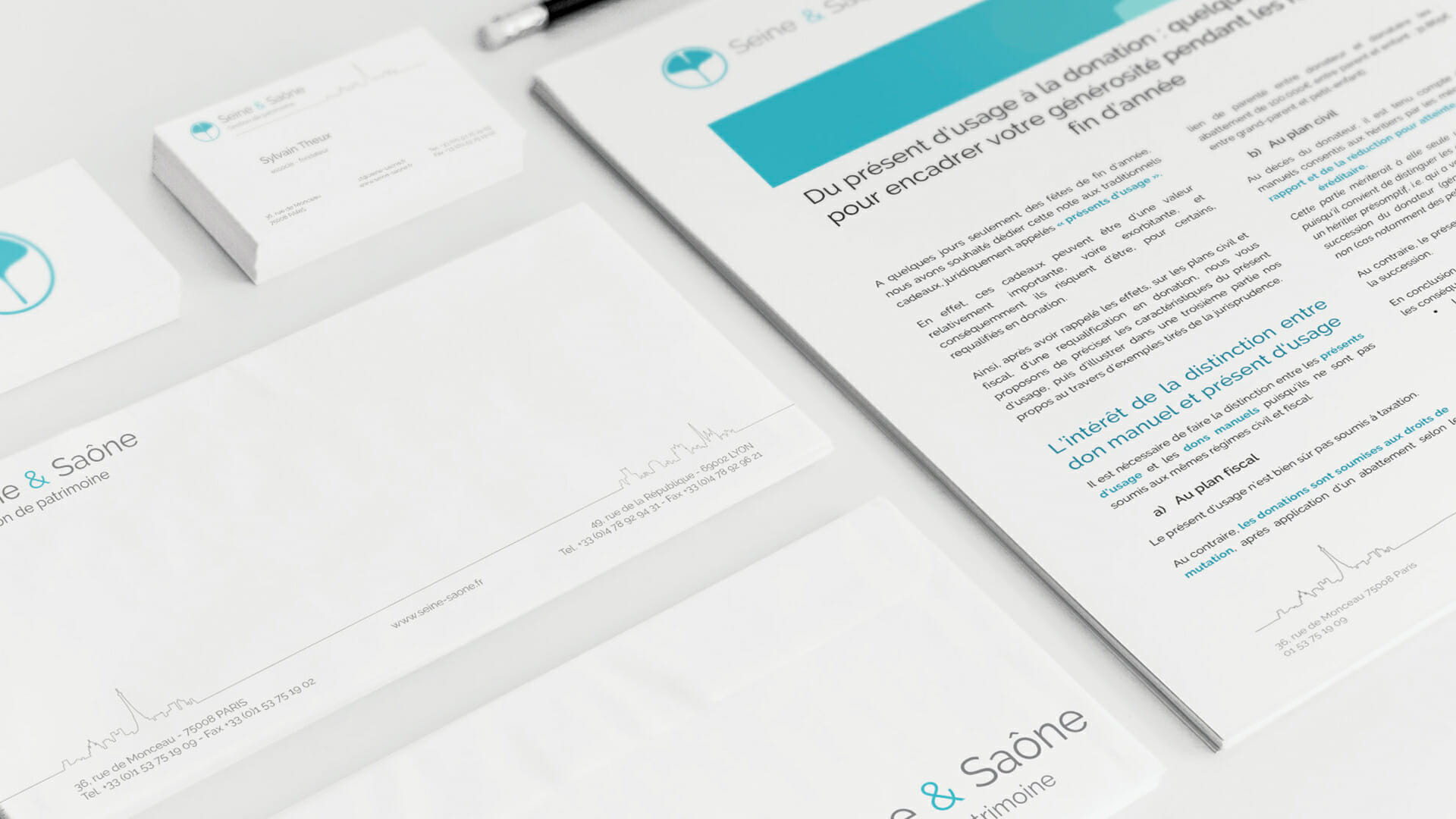 Identité visuelle Seine et Saône