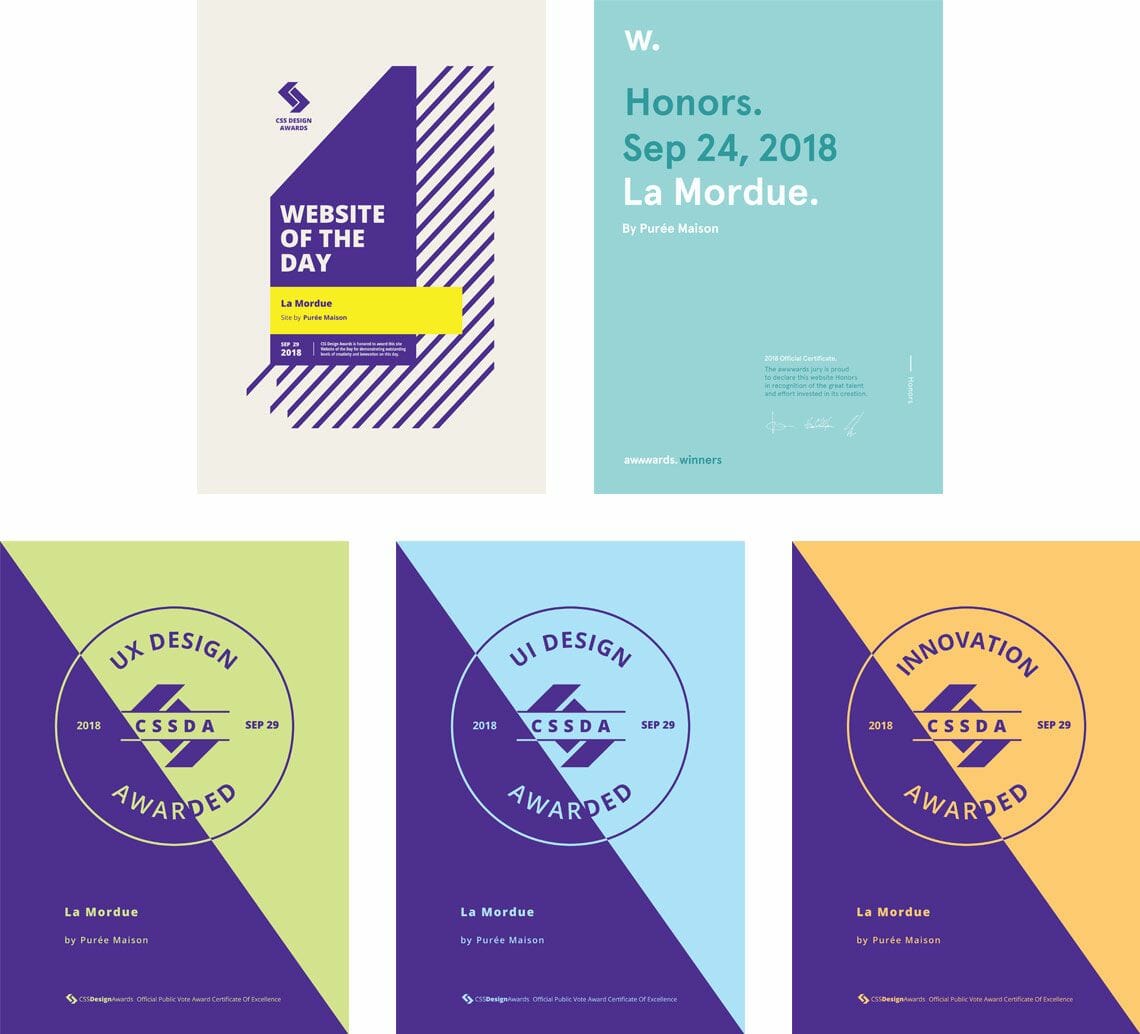 awards la mordue puree maison