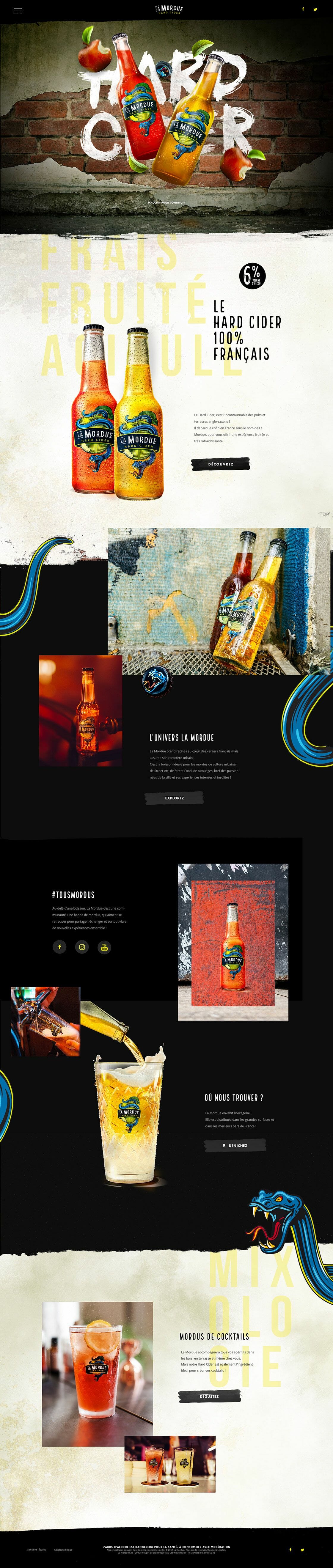 la mordue hard cider page accueil