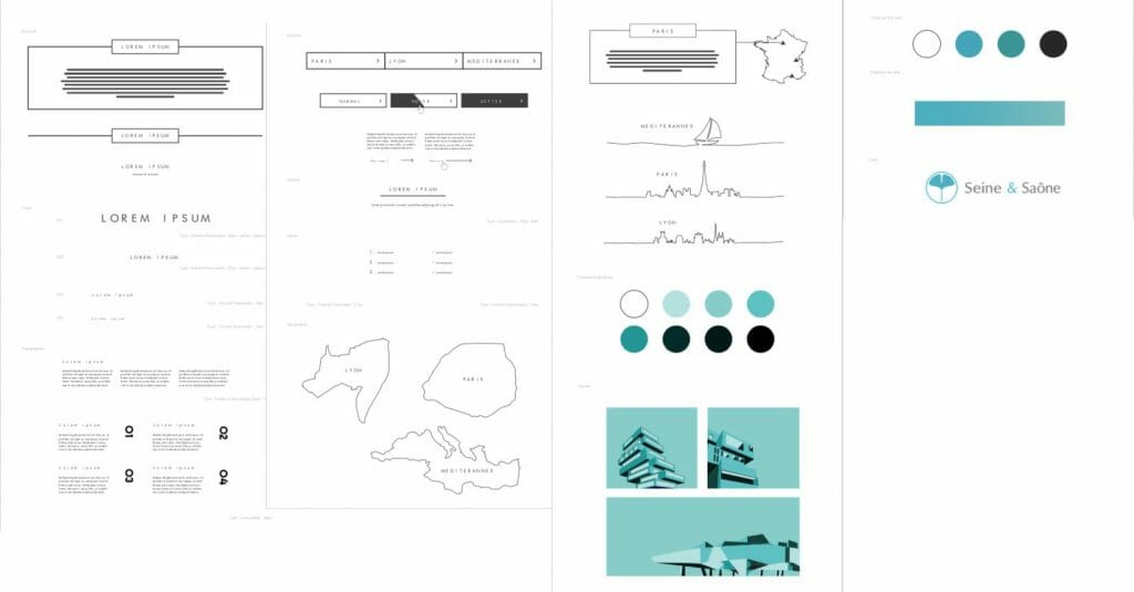 Exemple de charte graphique pour la réalisation d'un site web