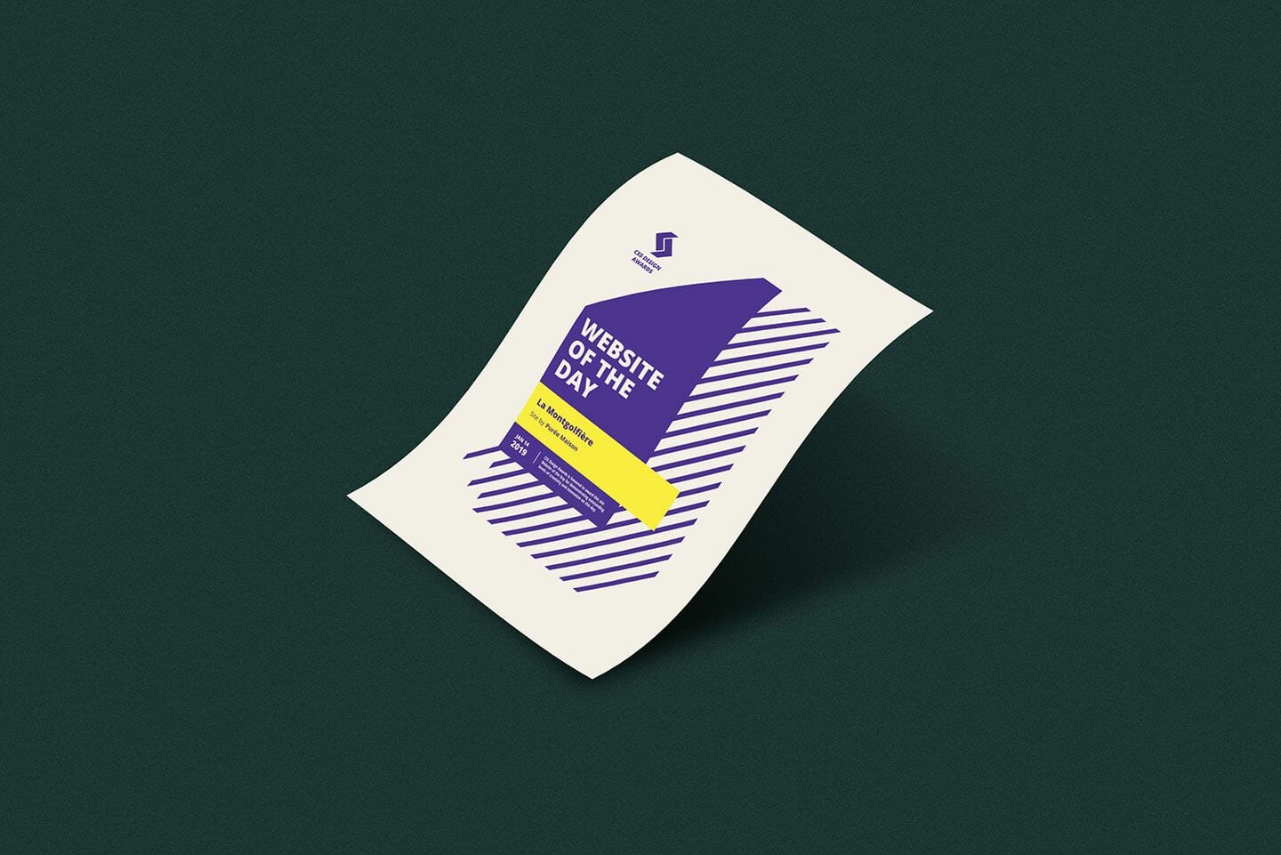 Image du cas client Notre site pour La Montgolfière est élu Site Of The Day